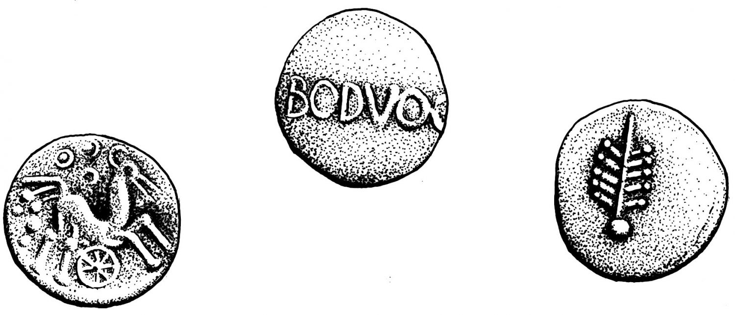 Coins inscribed with BODVOC