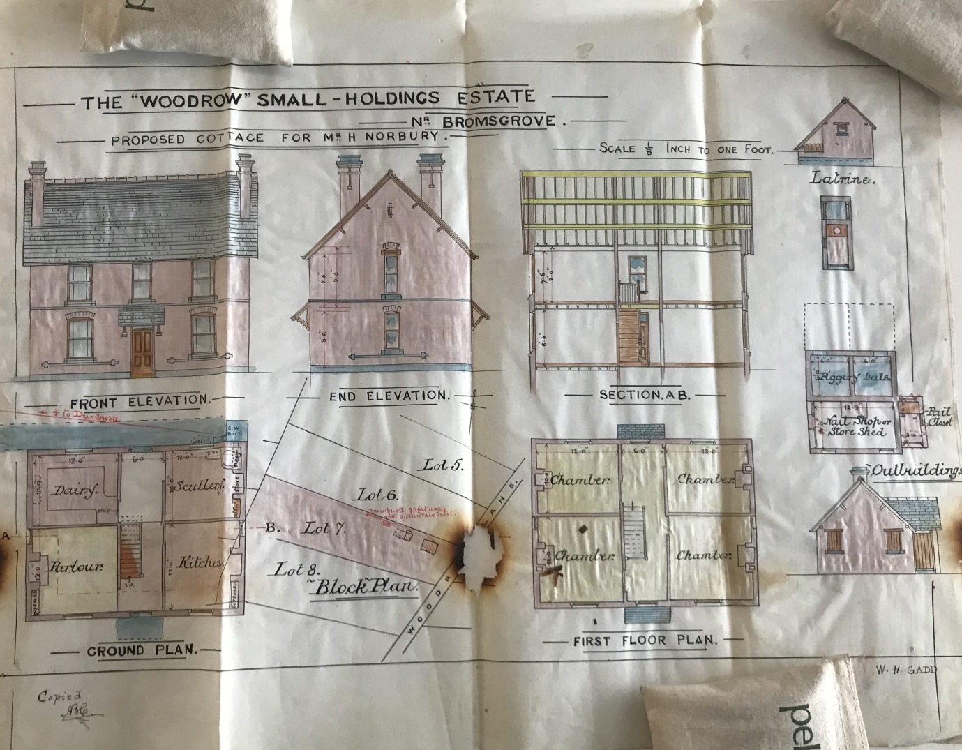 Woodrow Estate plans & elevations