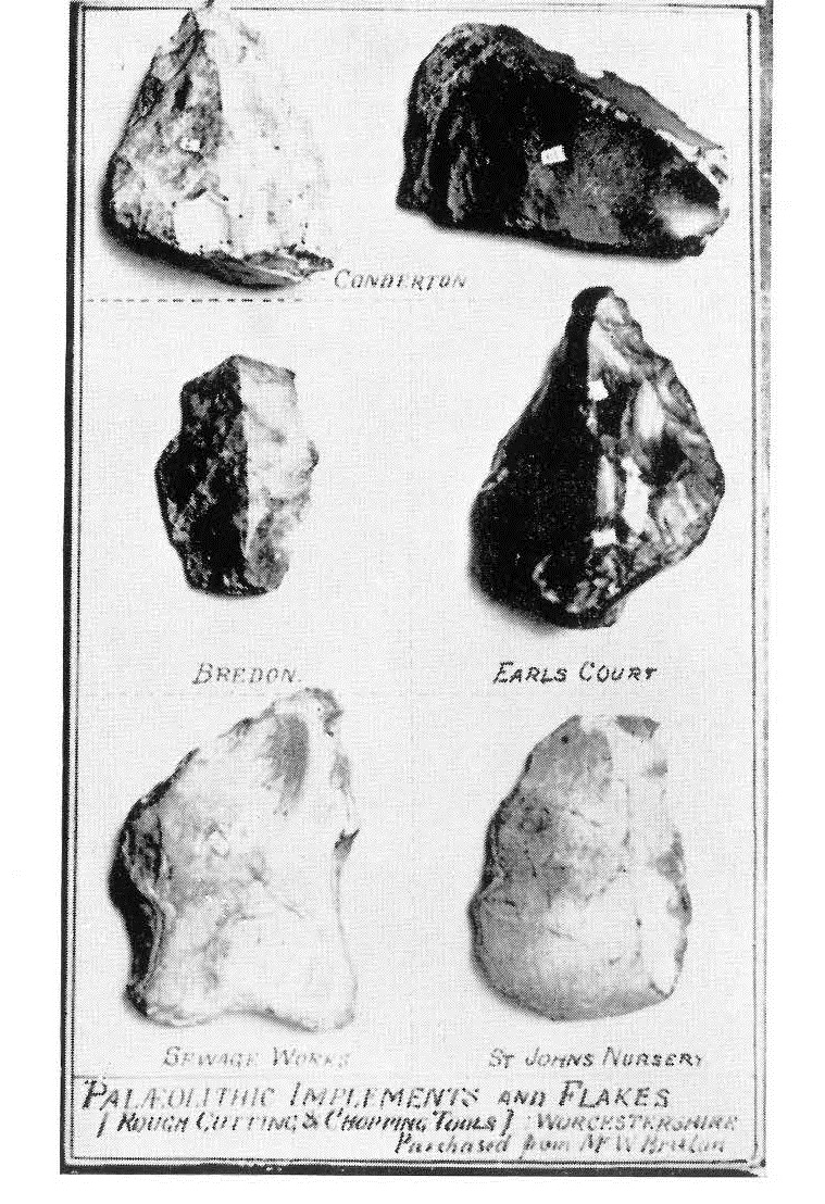 Palaeolithic flints found by Bruton