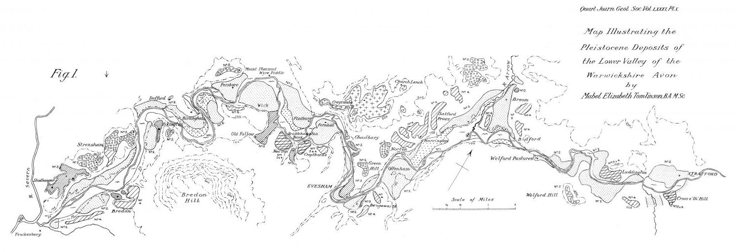 Tomlinson' Lower Avon deposit map