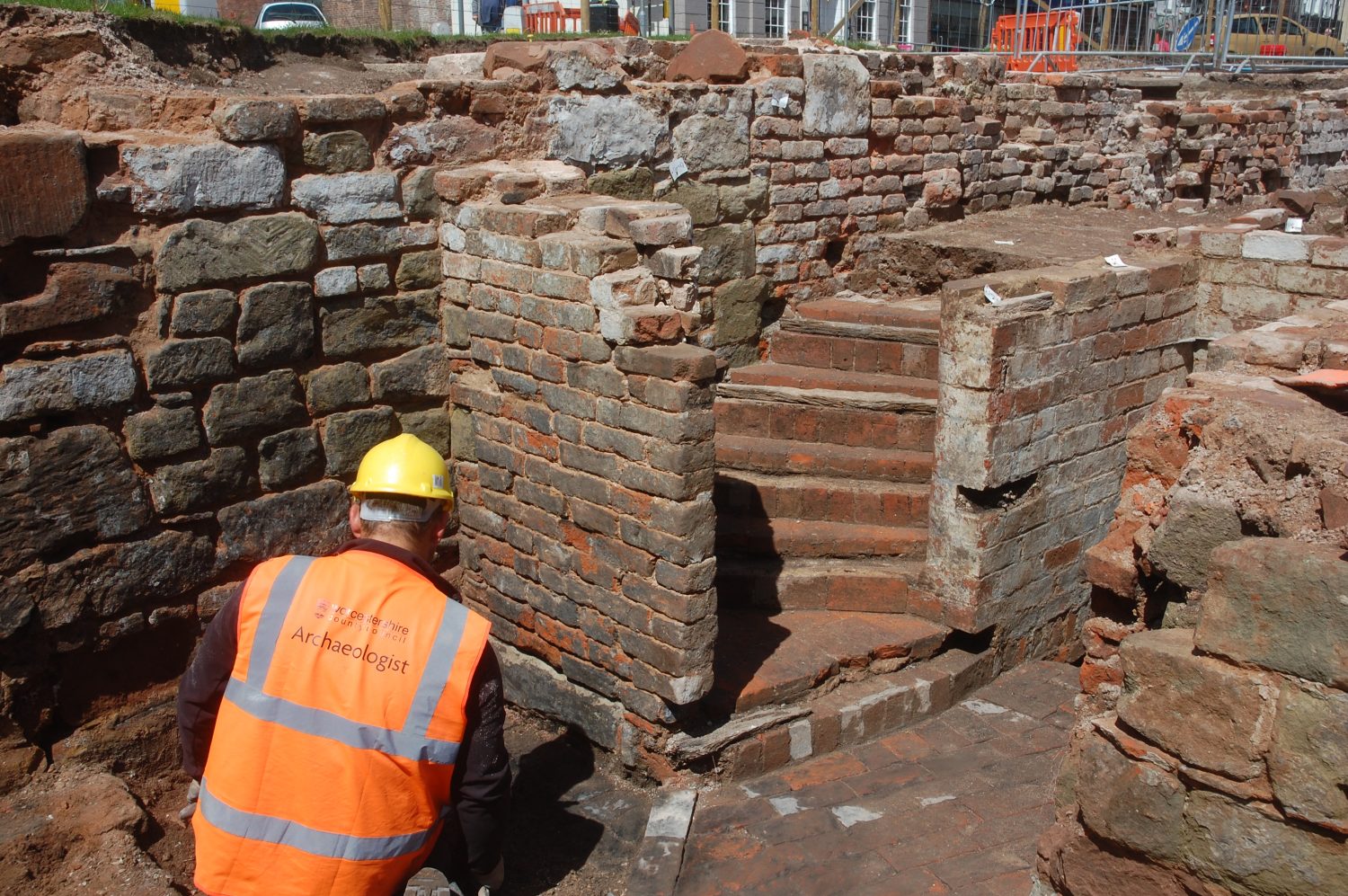 Excavation of cellar