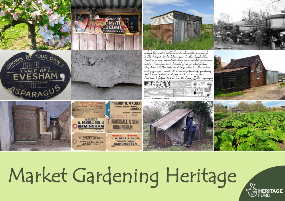 Market gardening collage