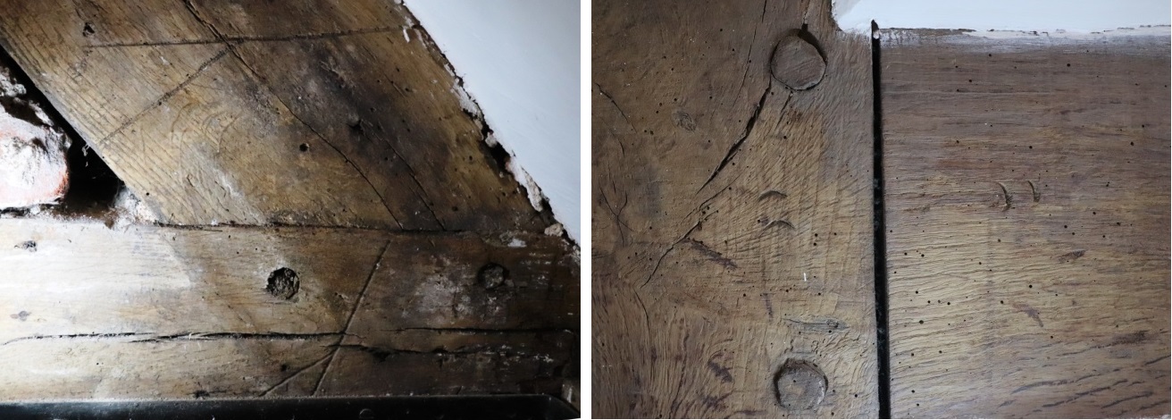 Carpenters marks at Baddesley Clinton