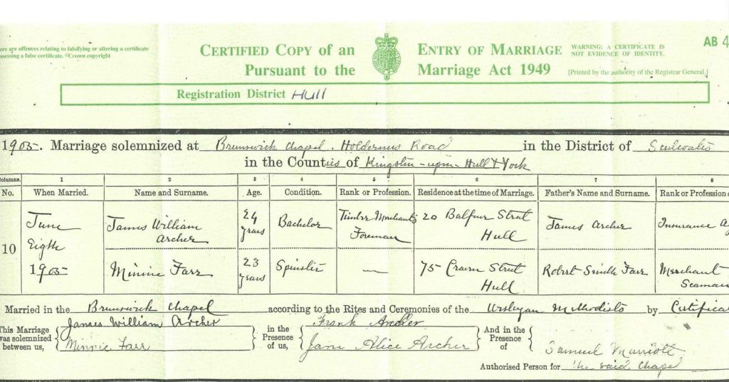 Thinking of Starting Family History? Births, Marriage and Death