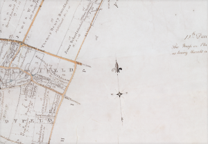 1833 Enclosure map hill and moor