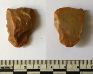 Palaeolithic flint both sides