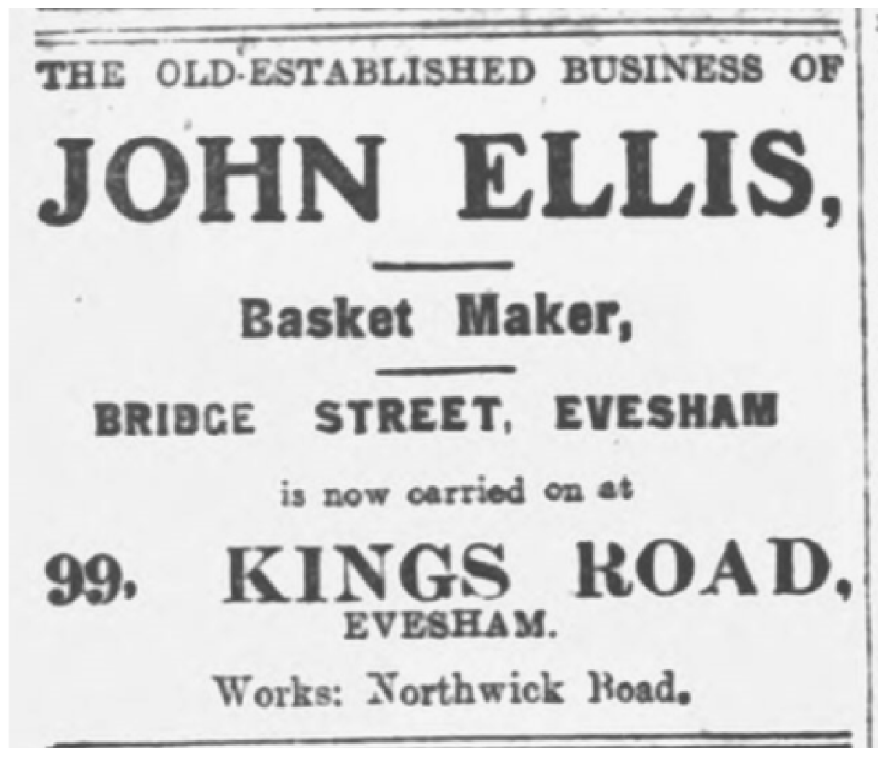 Basket maker advert