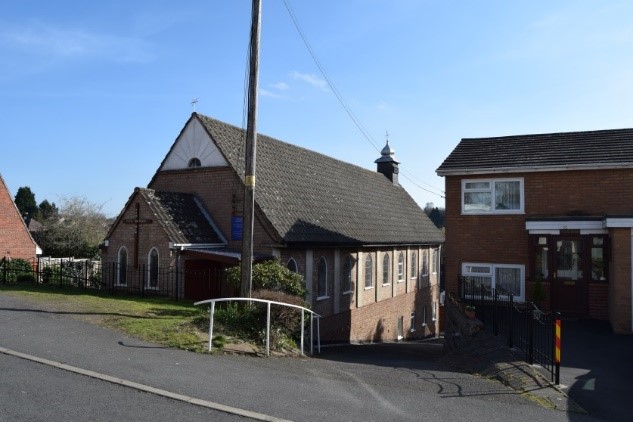 he Roman Catholic Church of Our Lady of Ostra Brama in Pitt Street, Kidderminster opened to serve members of the Polish community in 1963. Photograph © WCC