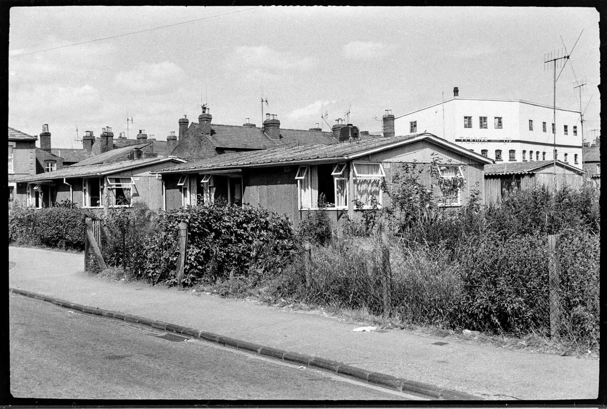 Pre fab housing in St Paul’s Street, c 1960