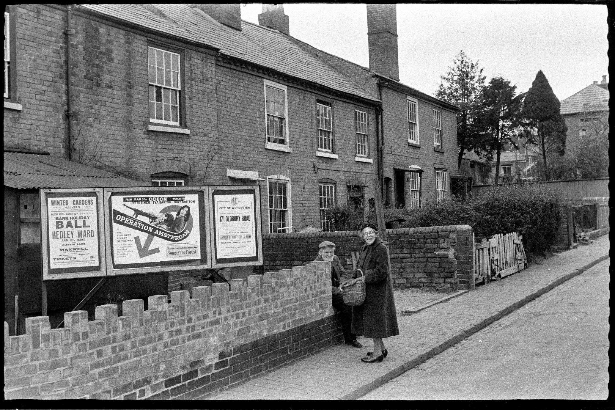 Spring Gardens in The Moors area before demolition, 1959