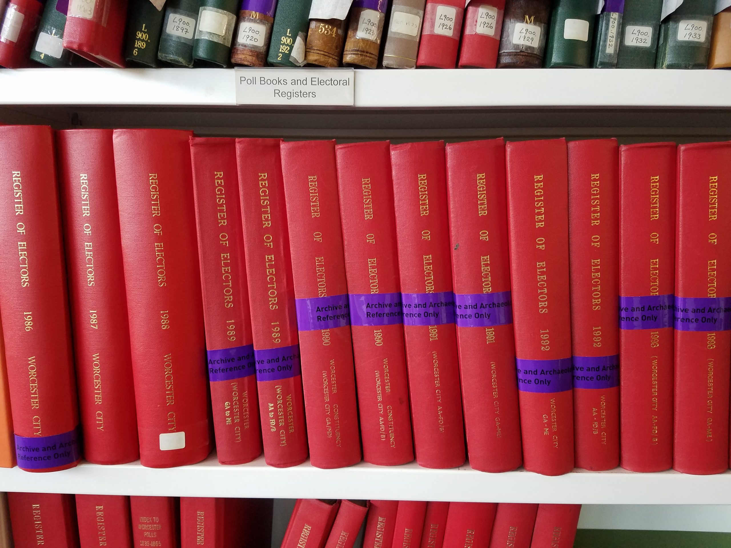 Worcestershire Electoral Registers and Updates to Absent Voters Lists