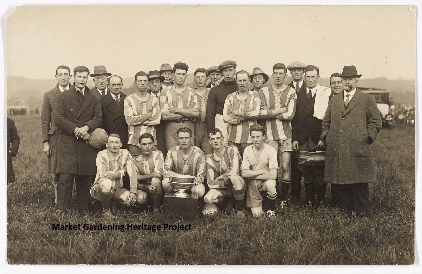 Littletons Football Team 1931. Edgar Wheeler – second from left