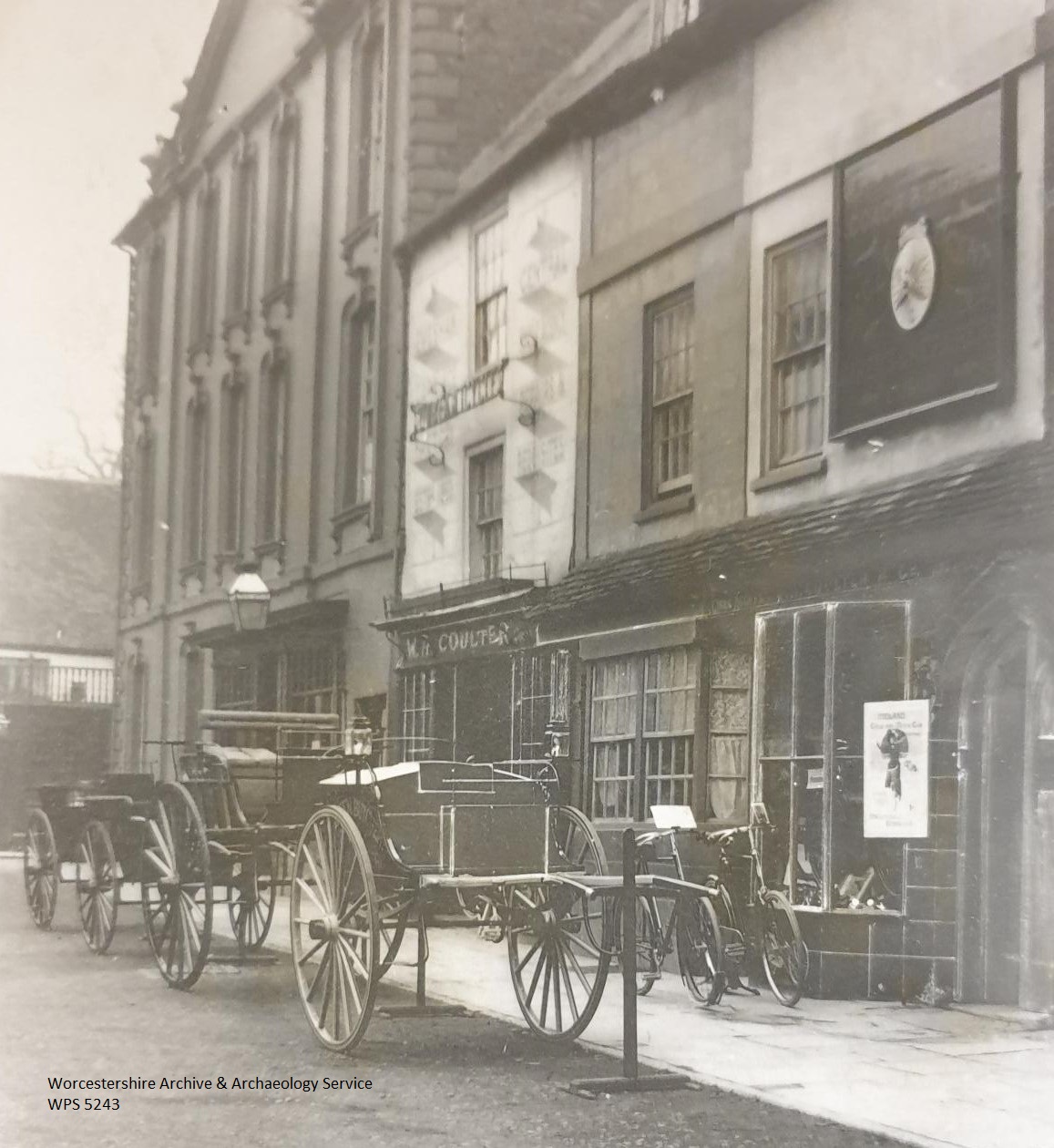 Coulters of Evesham. Photograph from the Worcs Photographic Survey by B.G. Cox, of Evesham used with permission from David Cox