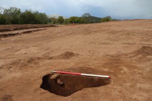 An image of the pit that was seemingly isolated on the site