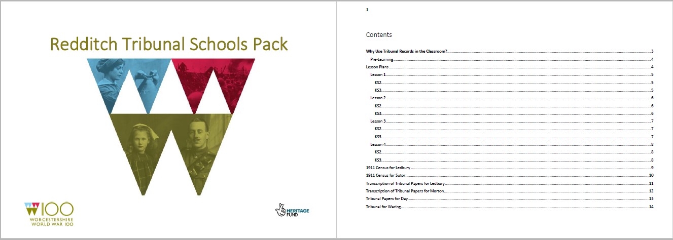 Redditch Tribunal Schools Pack