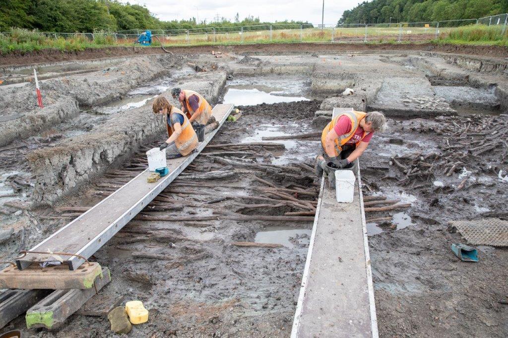 Our archaeologists excavating at Worcester Six Business Park. Come and find out what they uncovered.