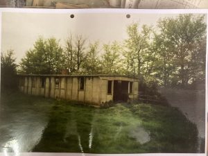The type of hut at the Mile End camp