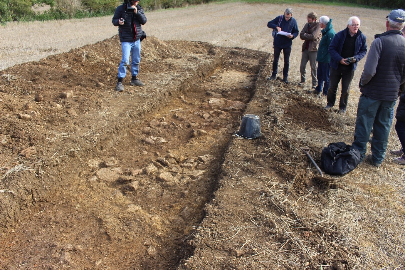 Filming the site