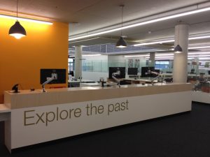 Picture of a reception desk