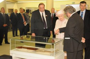 Picture from royal visit to the hive