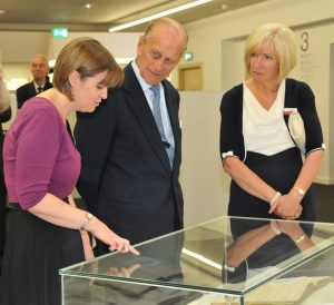 Picture from royal visit to the hive