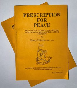 Picture of the cover for 'Prescription for peace'