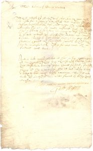 Picture of old document