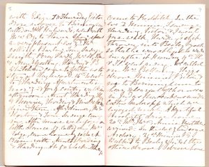 Picture of diary pages