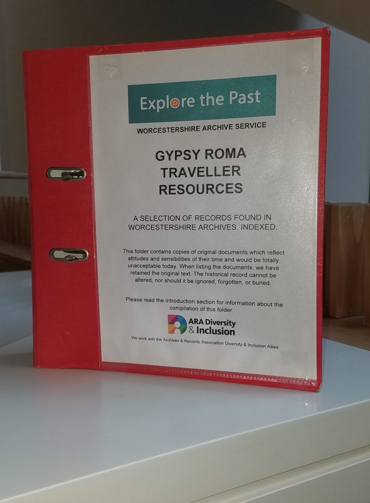 Gypsy Roma Traveller resource folder available on Level 2