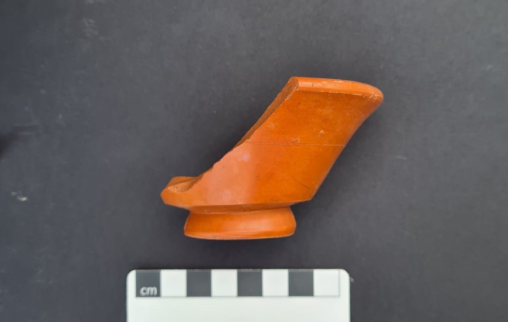 Samian ware cup stamped with POTTACV