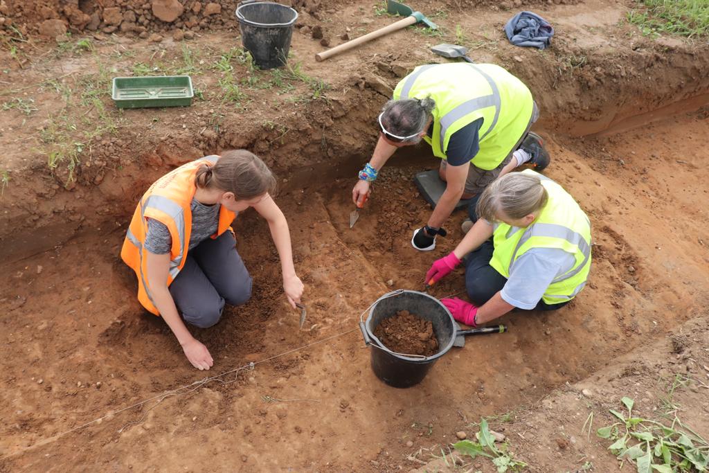 Excavation underway