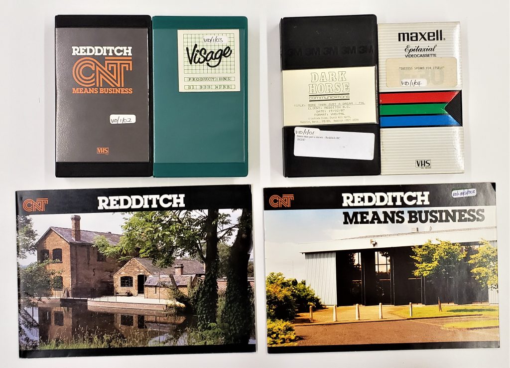 BA14226. Redditch Development Corporation Library Promotional videos 1986-7 and brochures c.1980