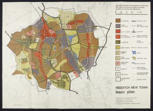 BA14226. Redditch New Town Master Plan.1966
