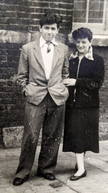 My grandad appearing almost unrecognisable to me in his twenties, pictured with his wife Maureen © A. Roach