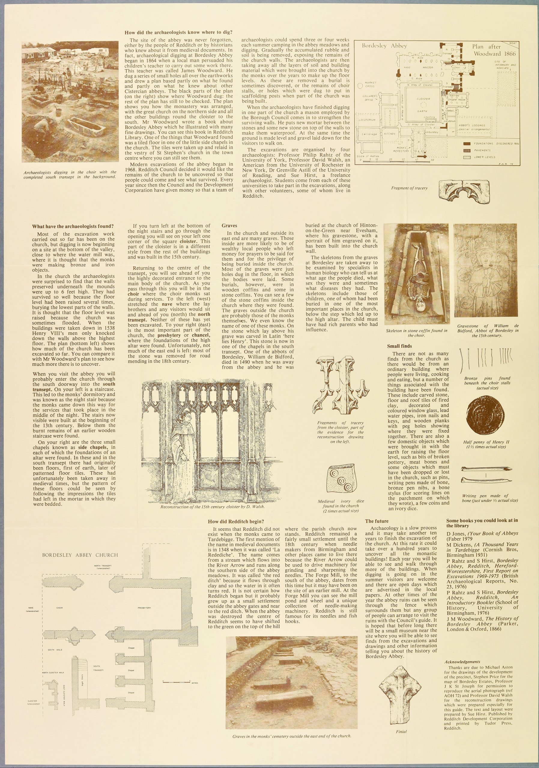 ordesley Abbey Information Leaflet. Bsck. BA14226/35/2