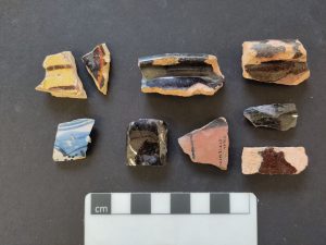 Sherds of 17th and 18th Century Pottery