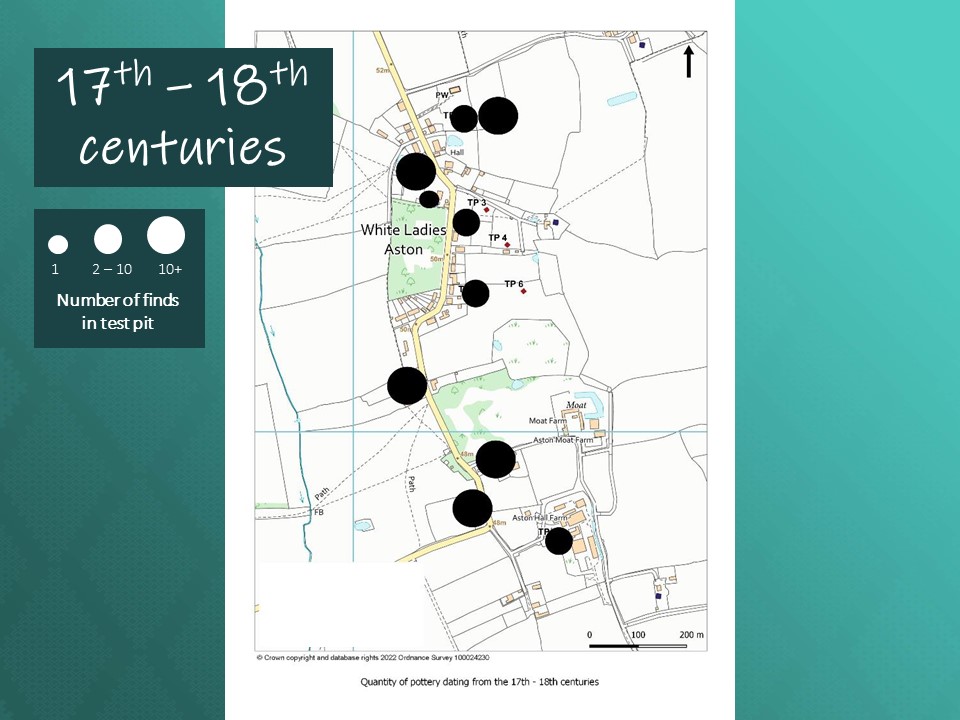 Test pit results map 4