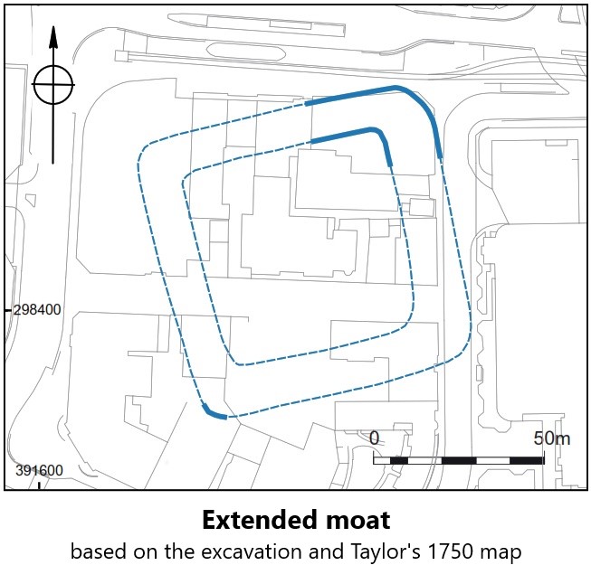 Great Hall moat phase 2 map