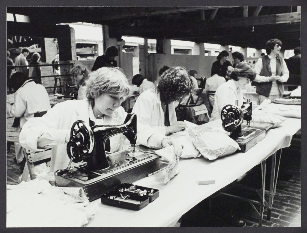 Competitors in the Senior Needlework Class at a Young Farmers Club Rally c.1983 WPS 57911 © Newsquest