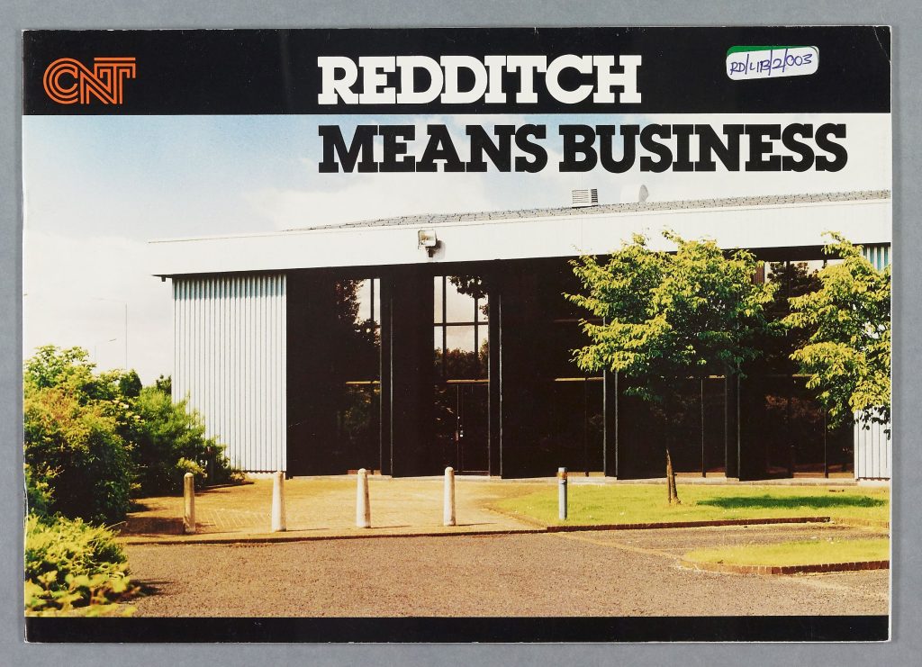 CNT Redditch Means Business Brochure. Select pages. c.1970. 009:12 BA14226/27(3)