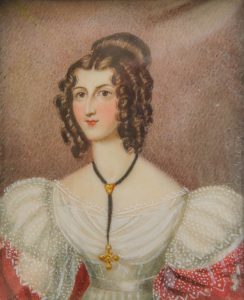 Colour painting of Louisa Knight