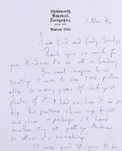 Handwritten letter