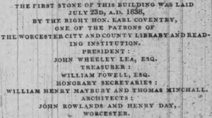 The copy from an entry in a newspaper.