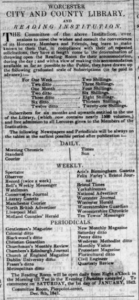 An entry copied from a newspaper.
