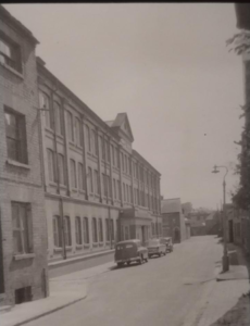 Black and white photograph of the Fownes building. Copyright RJ Collins.